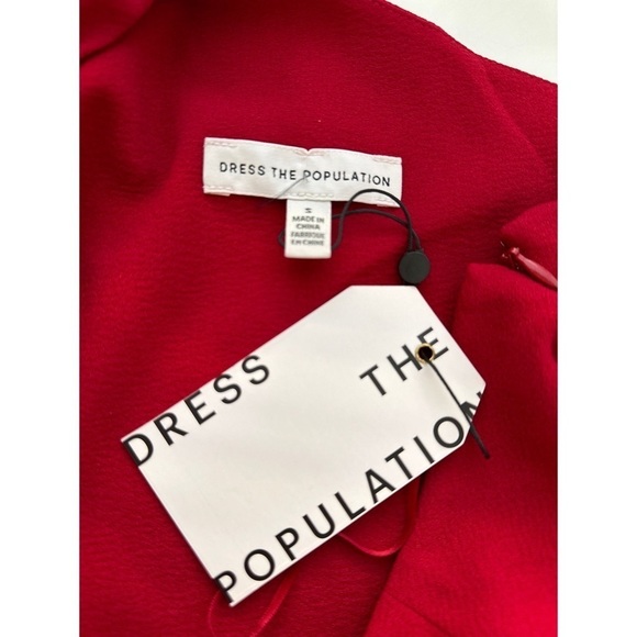 Dress The Population One Shoulder Formal Mini Dress - Picture 6 of 12